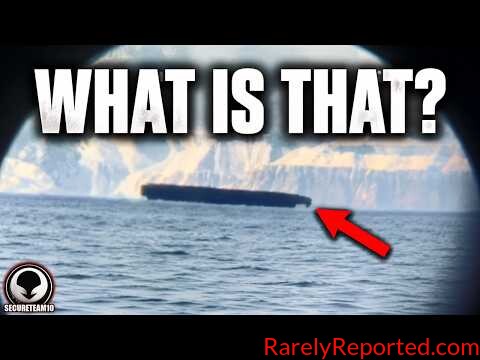 ALIEN SHIP? Massive UFO Hovering Above Arctic Waters Captured by Student